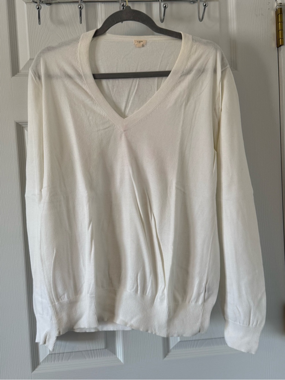 J Crew V-neck Lightweight Sweater
